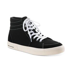 Sun + Stone Men's Jett High-Top Sneakers - Black, Size 12